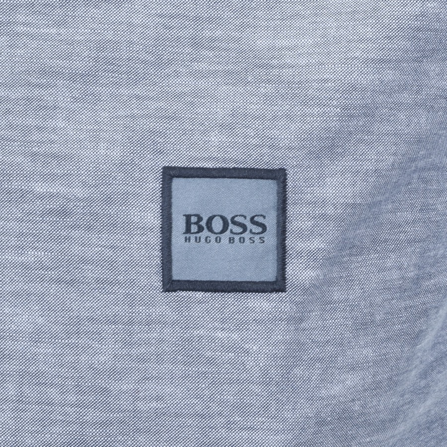 Alternative Image for ProductBOSS Casual Magneton Slim Short Sleeved Shirt Blue3